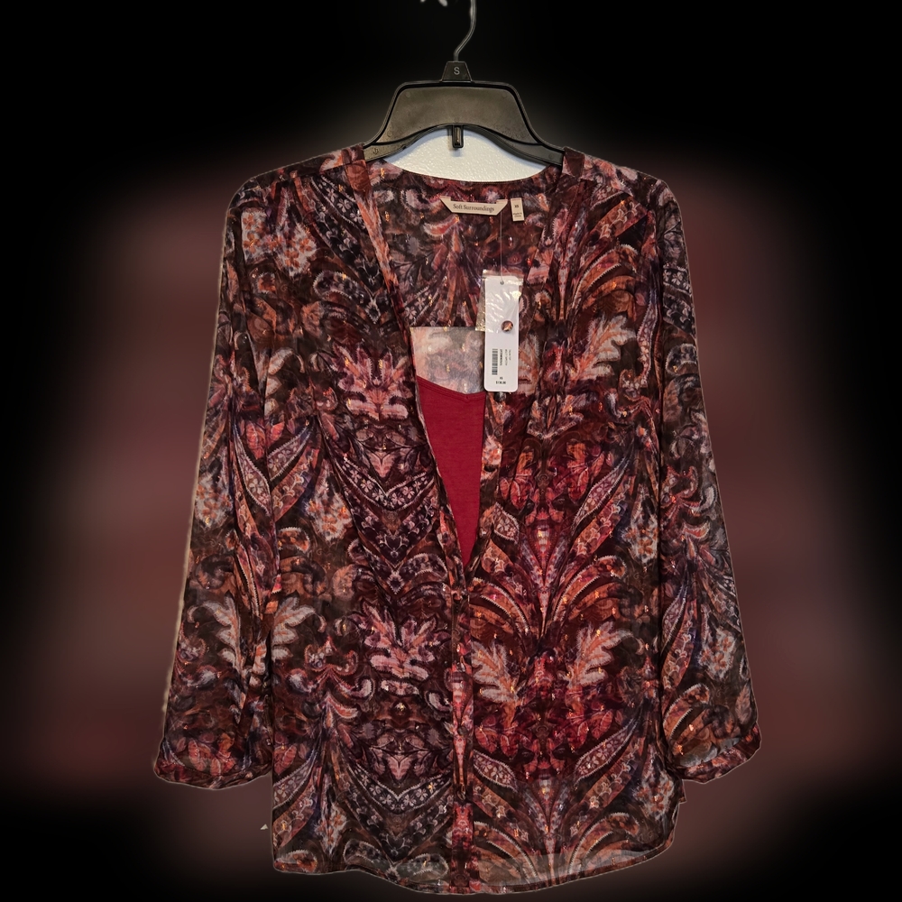 NEW WITH TAGS Soft Surroundings XS Tasha Top